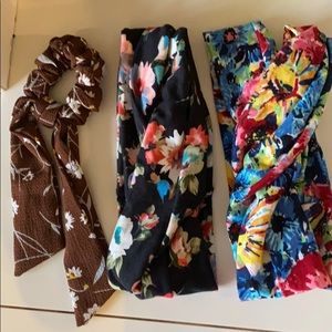 floral headbands and hair bow